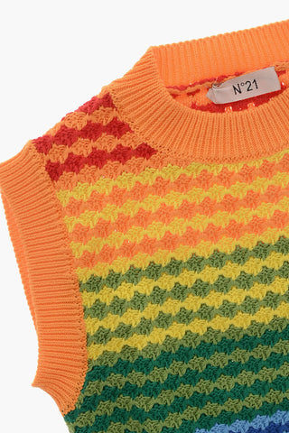 Gilet aus Baumwollstrick