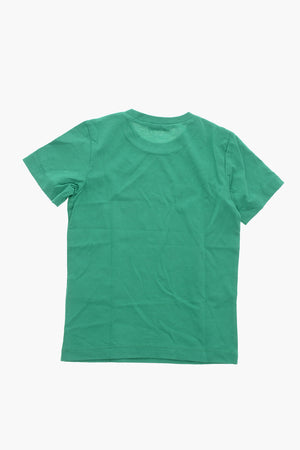T-Shirt Aus Baumwolle Mit Frontlogo