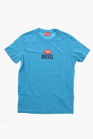 T-Shirt mit Rundhalsausschnitt OGGI mit aufgedrucktem Logo
