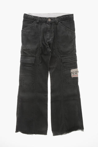 Cargohose aus beschichtetem Stoff