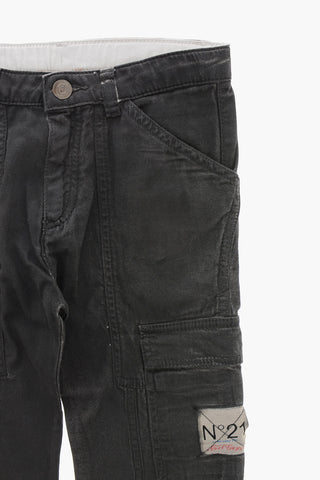 Cargohose aus beschichtetem Stoff