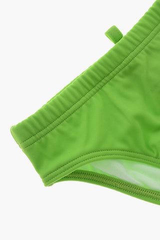 Costume da Bagno Slip con Logo Stampato