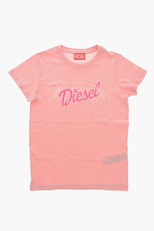 T-Shirt mit Rundhalsausschnitt CORSI mit aufgedrucktem Logo