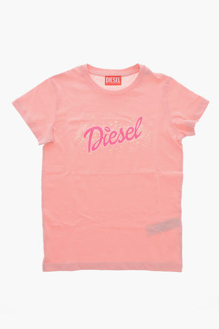 Crewneck T-Shirt CORSI with Printed Logo