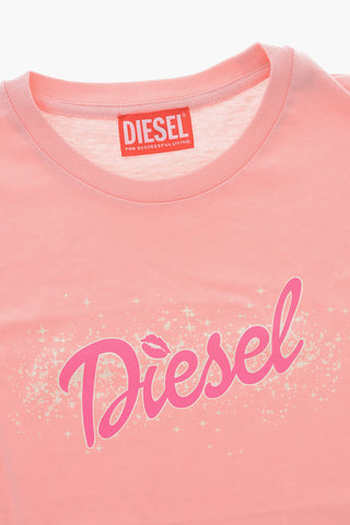 Crewneck T-Shirt CORSI with Printed Logo