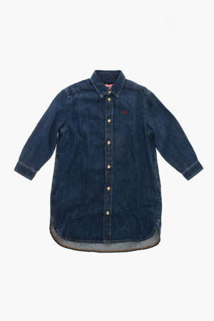 Dark-Wash Denim Dress BLEX