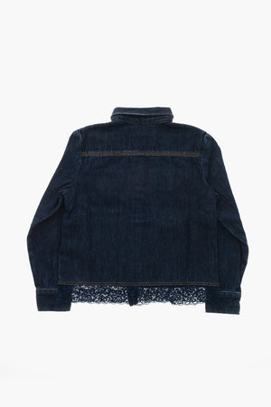 데님 셔츠 LACEY 레이스 디테일