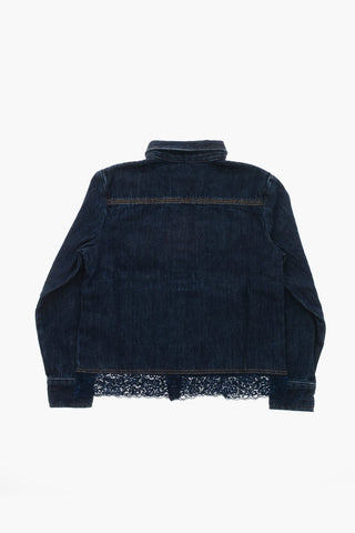 데님 셔츠 LACEY 레이스 디테일
