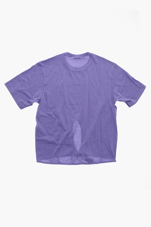 T-Shirt aus Baumwolle mit vorderem Knoten-Detail