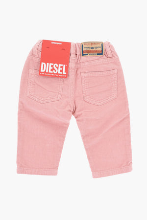 5-Pocket Ribbed Velour Pants D-GALE-B