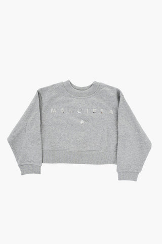 MM6 Cropped Crewneck Sweatshirt