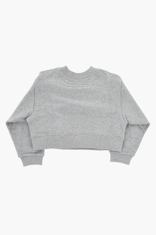 MM6 Cropped Crewneck Sweatshirt