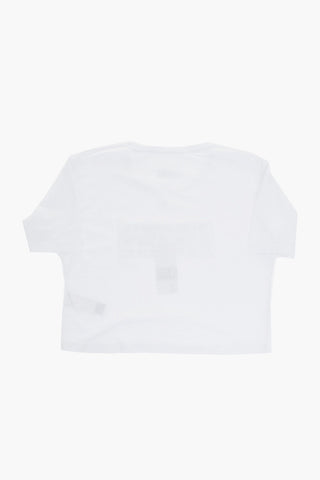 MM6 Crewneck Cotton T-Shirt with Logo