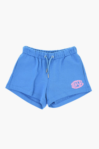 Shorts PAGLIFE aus gebürsteter Baumwolle mit elastischem Bund