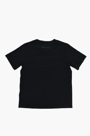 MM6 T-shirt Girocollo In Cotone con Logo