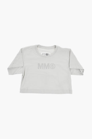 MM6 Cotton Crewneck T-Shirt with Logo