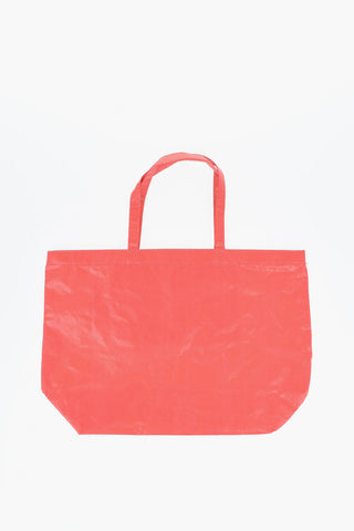 Borsa Tote WEODER in Tinta Unita con Logo a Contrasto