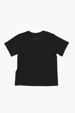 MM6 T-shirt Girocollo In Cotone con Logo