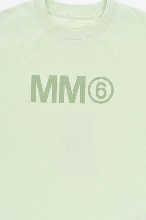 MM6 Set 3 Paia di T-shirt Girocollo In Cotone con Monogram