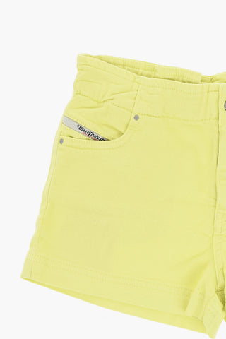 Stretch Cotton Shorts PAMLIX JJJ with Elastic Waist