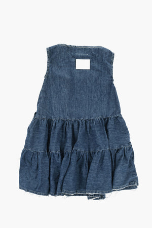 MM6 Flared Denim Dress