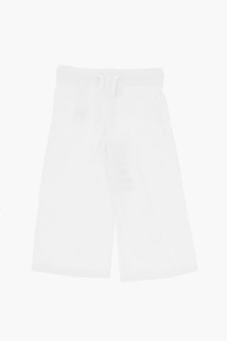 MM6 Wide Knit Pants with Elastic Waist