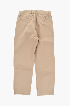 Lightweight Cotton Chino Pants PBAS with Oval-D Logo Embroidery