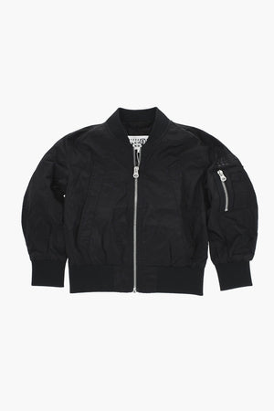 MM6 Nylon Bomber with Zip Closure