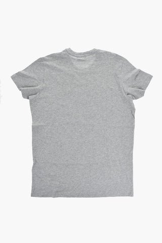 Solid-Colored T-Shirt and Shorts Set with Printed Logo