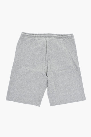 Solid-Colored T-Shirt and Shorts Set with Printed Logo