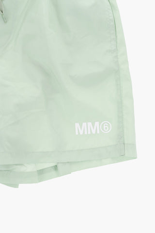 MM6 Solid-Color Boxer Swim Briefs