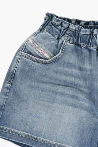 Denim Shorts PAMLIX with Elastic Waistband