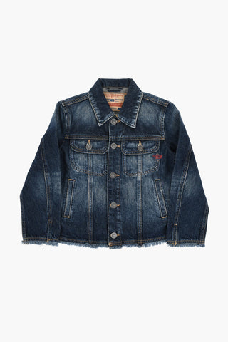 Giubbotto JBARCY-J-S in Denim con Doppio Taschino