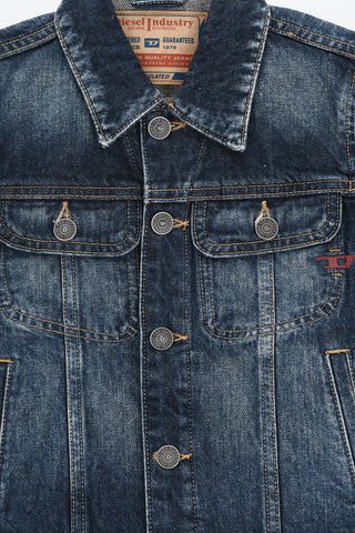 Giubbotto JBARCY-J-S in Denim con Doppio Taschino