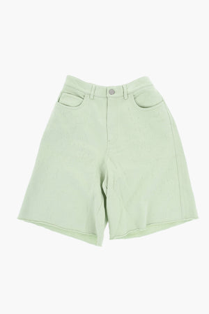 MM6 Vintage-Effect Cotton Shorts