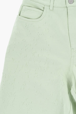 MM6 Vintage-Effect Cotton Shorts
