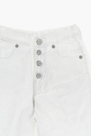 MM6 Metallic-Effect Denim Trousers