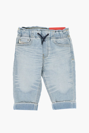Stretch Denim Jogg Jeans D-MARCIE-B JJJ with Turn-Up Hem