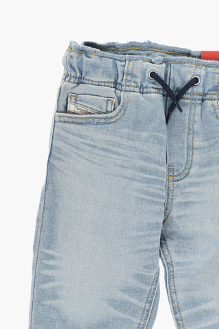 Stretch Denim Jogg Jeans D-MARCIE-B JJJ with Turn-Up Hem