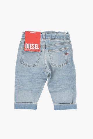 Stretch Denim Jogg Jeans D-MARCIE-B JJJ with Turn-Up Hem