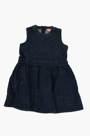 Kleid DAISY aus Denim ärmellos