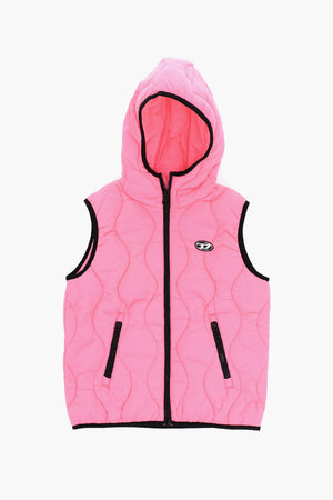 Ärmellose fluoreszierende Nylonjacke JSLASH