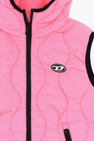Ärmellose fluoreszierende Nylonjacke JSLASH