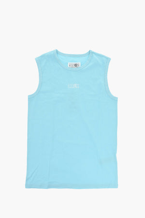 MM6 Cotton Tank Top with Logo
