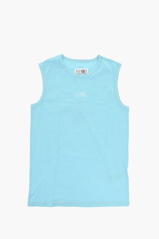MM6 Cotton Tank Top with Logo