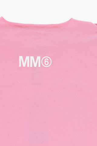 MM6 단색 티 드레스