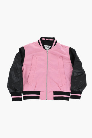 MM6 Two-Tone Zip-Up Sweatshirt