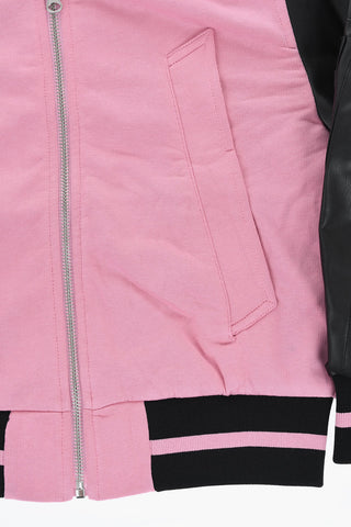 MM6 Two-Tone Zip-Up Sweatshirt