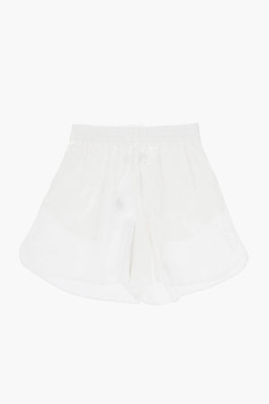 MM6 Satin Shorts with Elastic Waist
