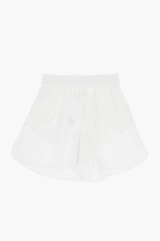 MM6 Satin Shorts with Elastic Waist
